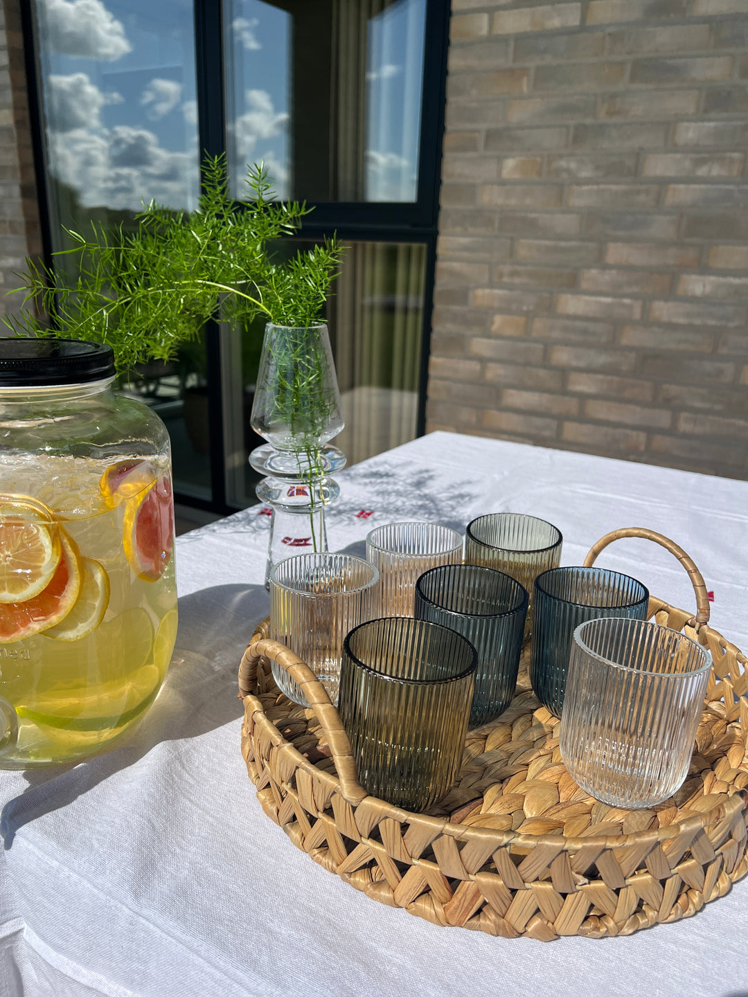 Vandglas Aleksi Grøn pk/6stk.