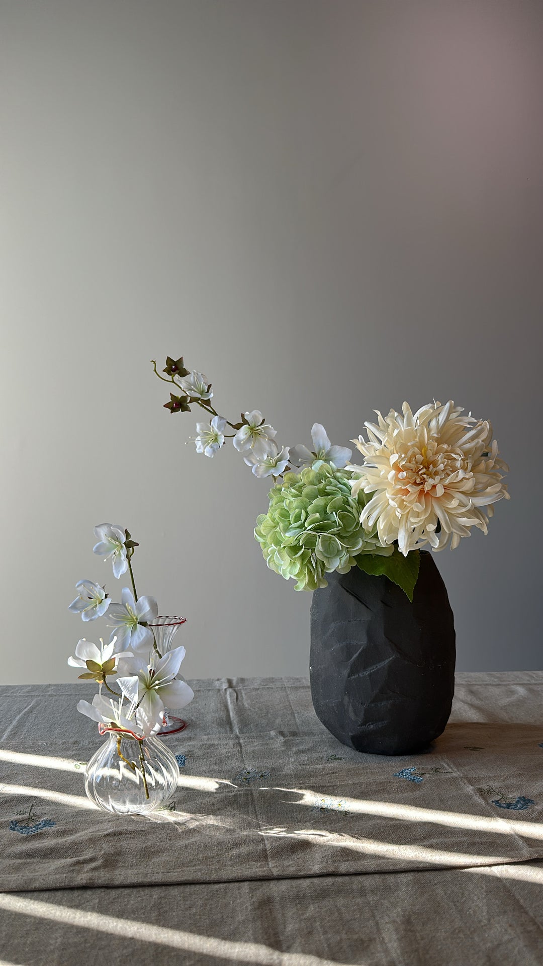 Muubs - Vase Kuri Stone Keramik (16x21cm)