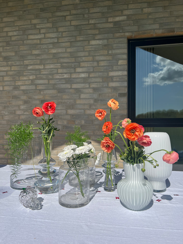 Villa Collection - Vase Drua Klar Glas (14,5x20cm)