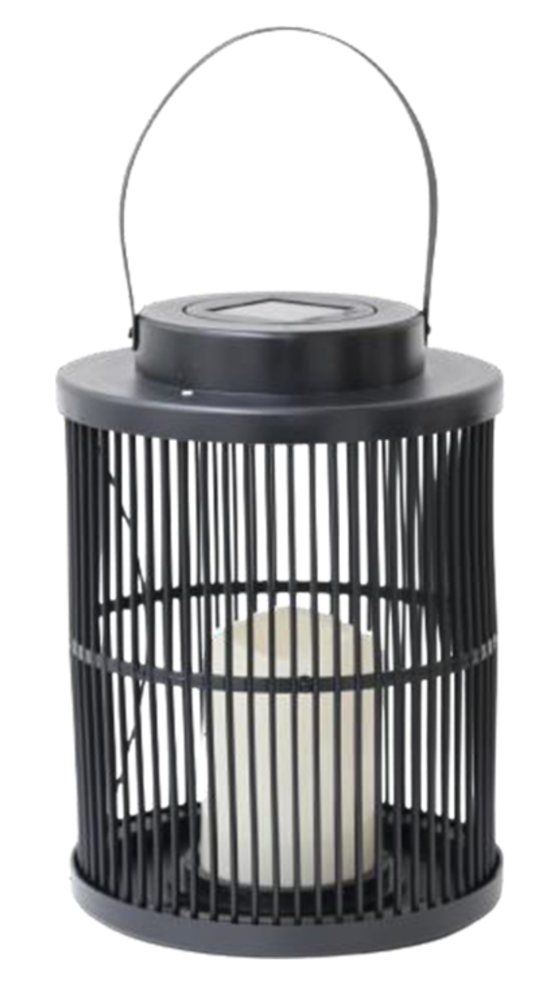 Solcelle Lanterne Sort (18 x 25,5cm)