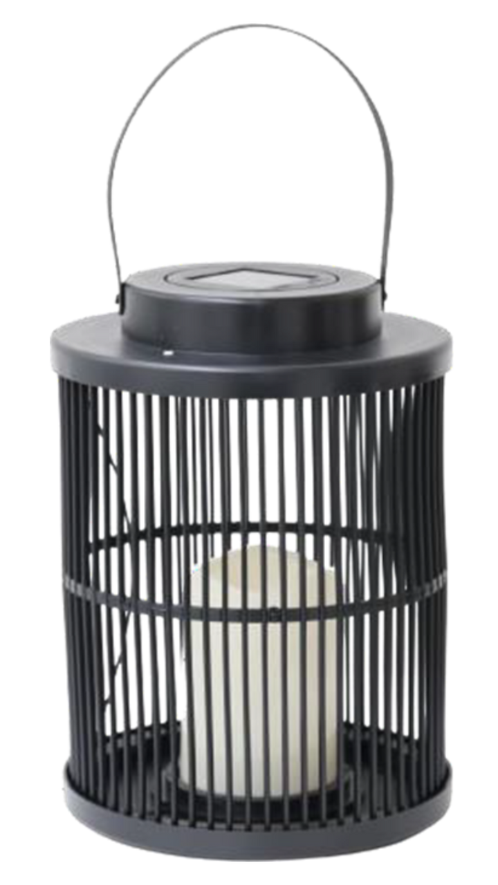 Solcelle Lanterne Sort (18 x 25,5cm)