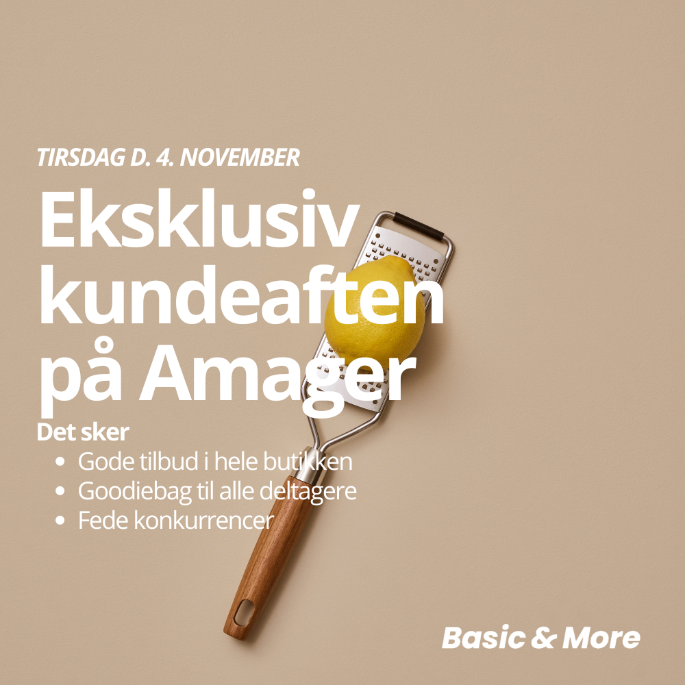 Billet til kundeaften - Amager