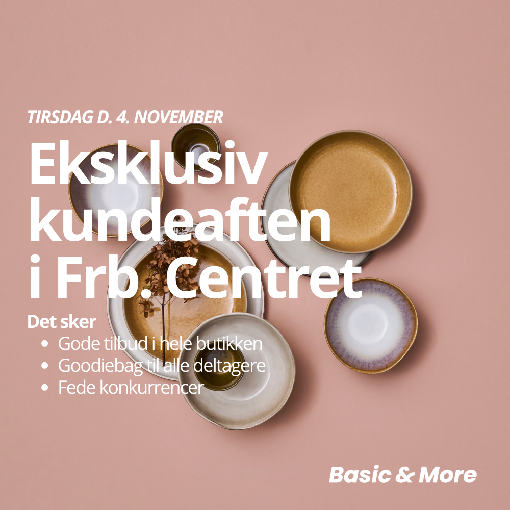 Billet til kundeaften - Frederiksberg Centret