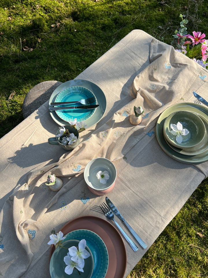 Bordløber m Blomst ETLA  (30x180cm)