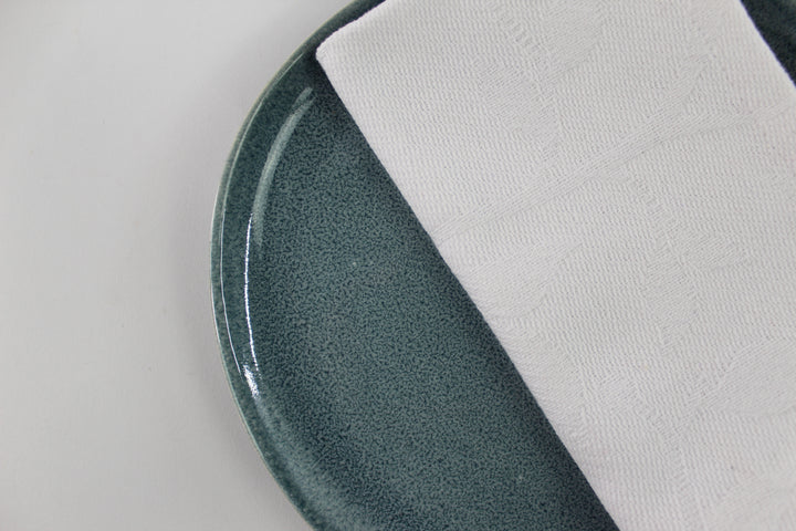 Stofserviet i Jacquard METTE (40x40cm) Hvid