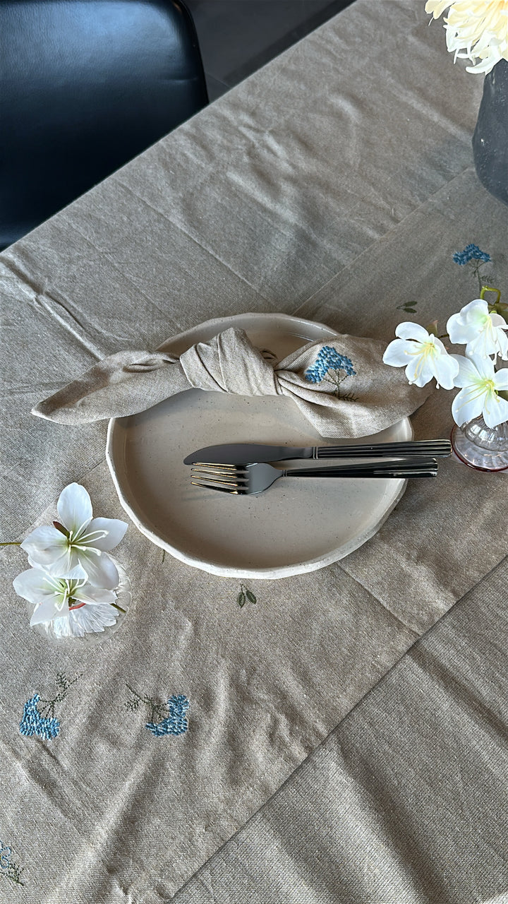 Bordløber m Blomst ETLA  (30x180cm)