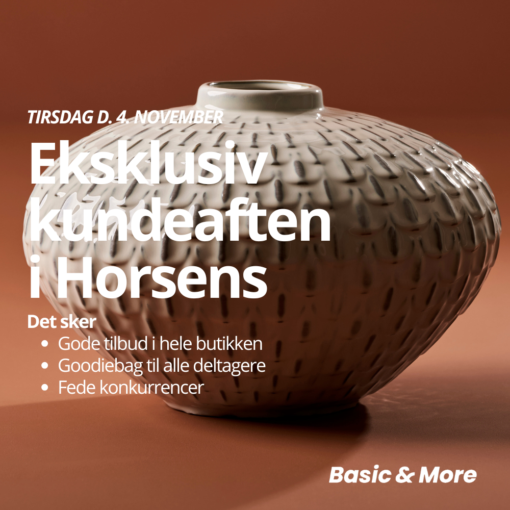 Billet til kundeaften - Horsens