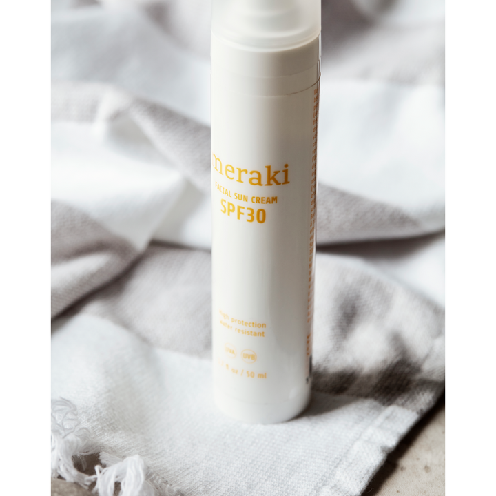 Meraki - Facial Sun Cream, Mildly Scented, White