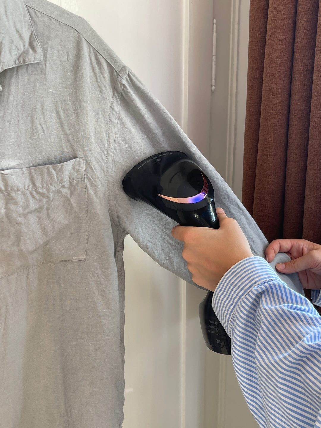 Steamer m. 1,9m ledning. (250ml) Sort