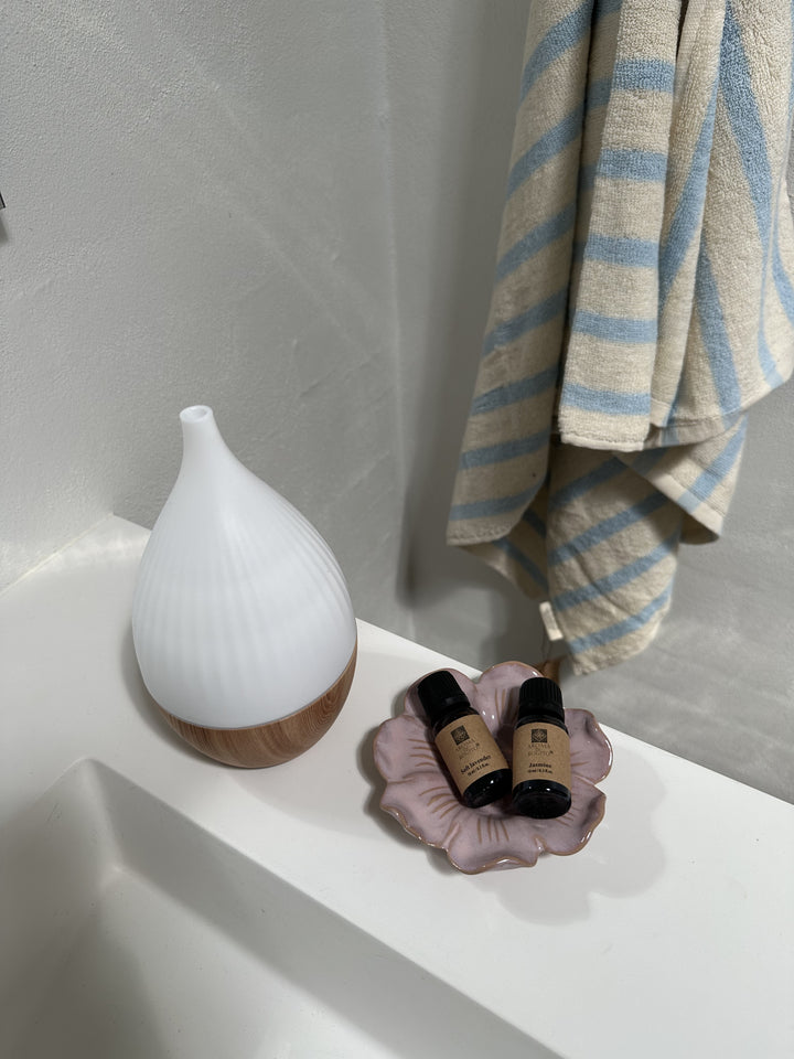 Skål i Blomst Design DARIA (Ø 10 x 3cm) Rosa