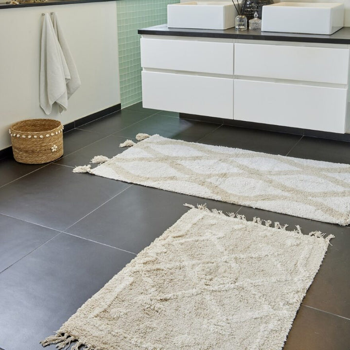 Speedtsberg Tæppe m. Frynser 60x90cm. Natural