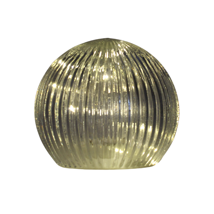 Stor Glas Kugle m. LED (12x10cm)