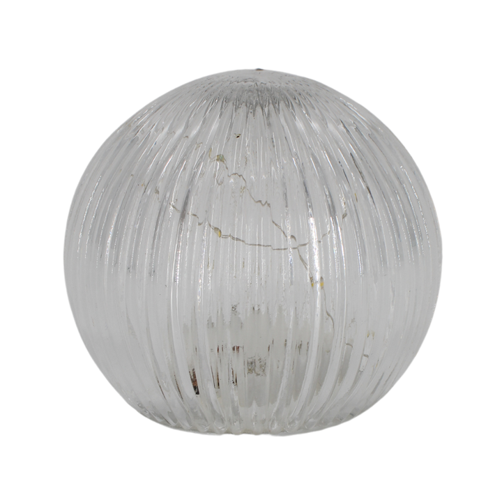 Stor Glas Kugle m. LED (12x10cm)