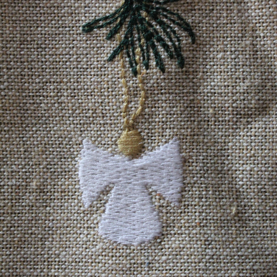 Julebordløber m Broderi (40x140cm)