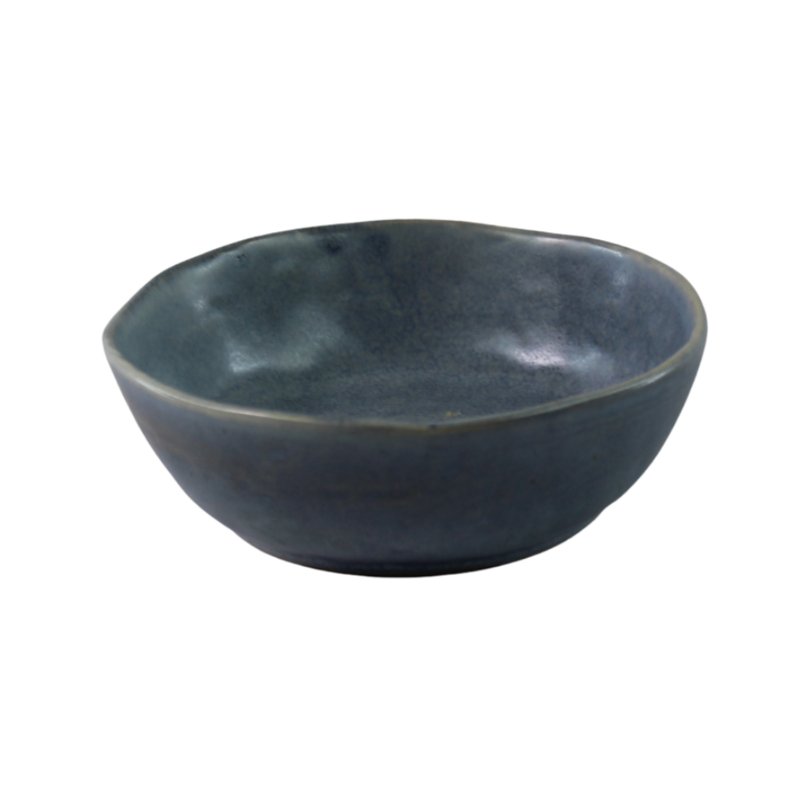 Aida - Björk Skål Stentøj Blå (14x4,6cm)