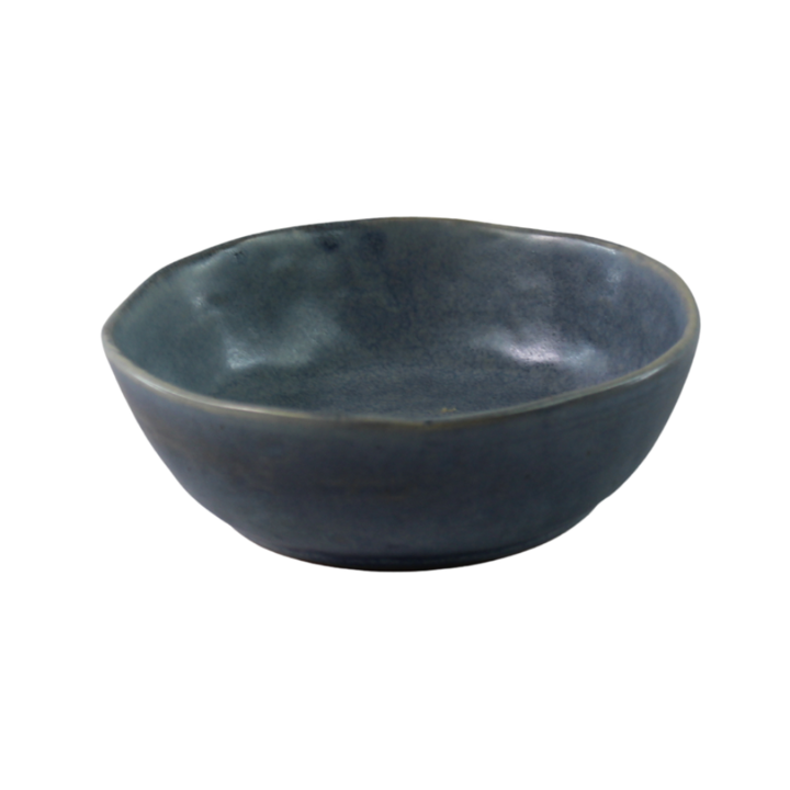 Aida - Björk Skål Stentøj Blå (14x4,6cm)