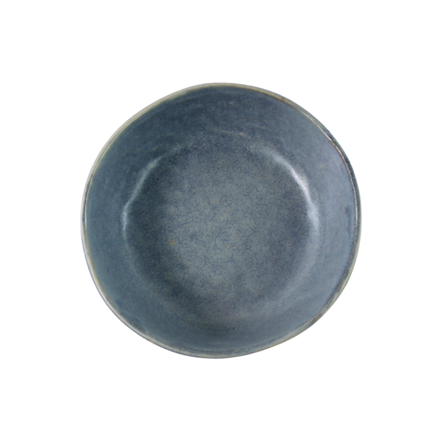 Aida - Björk Skål Stentøj Blå (14x4,6cm)