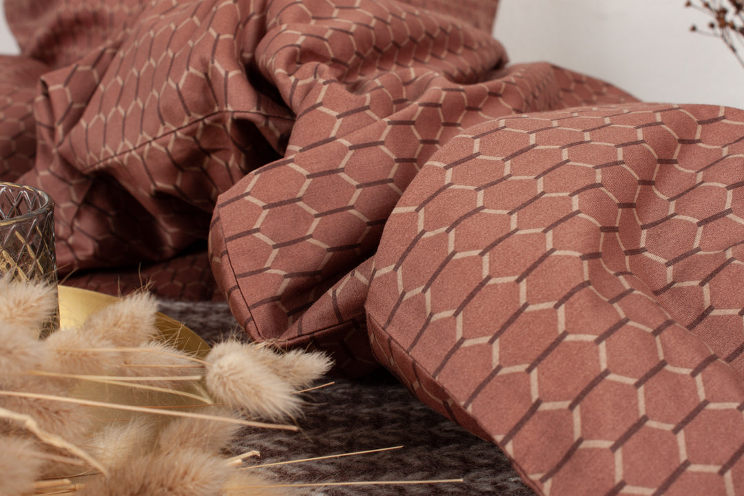 Sengetøj Ask Cognac (140x200cm)