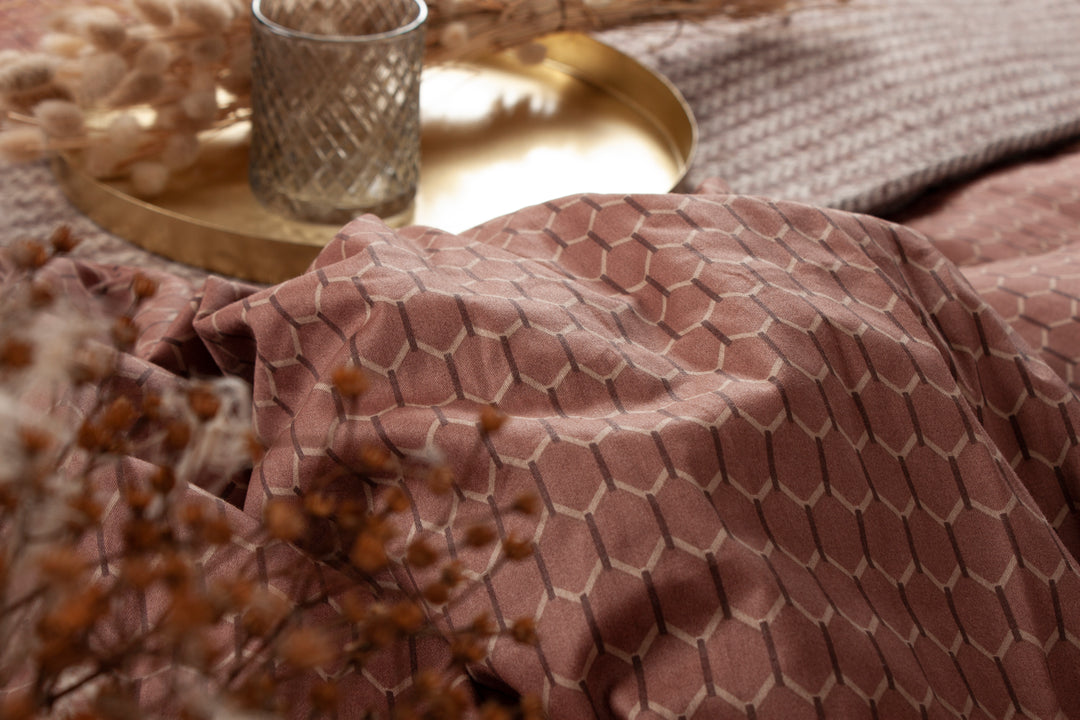 Sengetøj Ask Cognac (140x200cm)