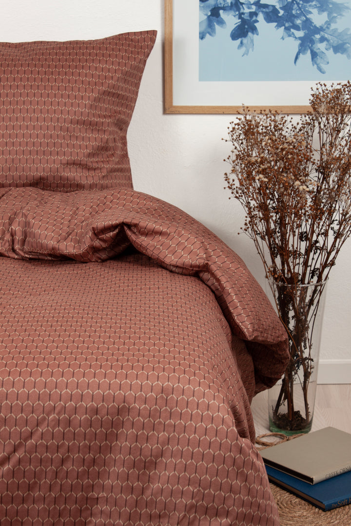 Sengetøj Ask Cognac (140x200cm)