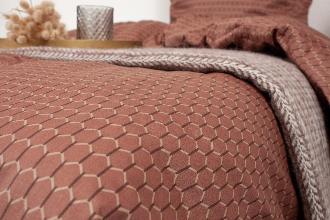 Sengetøj Ask Cognac (140x200cm)