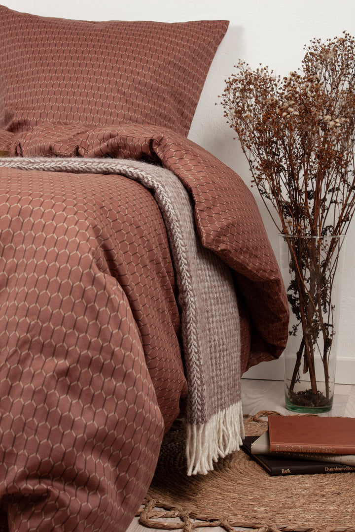 Sengetøj Ask Cognac (140x200cm)