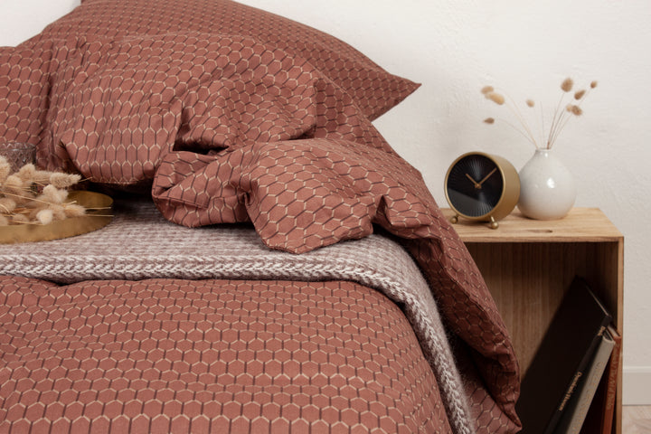 Sengetøj Ask Cognac (140x200cm)