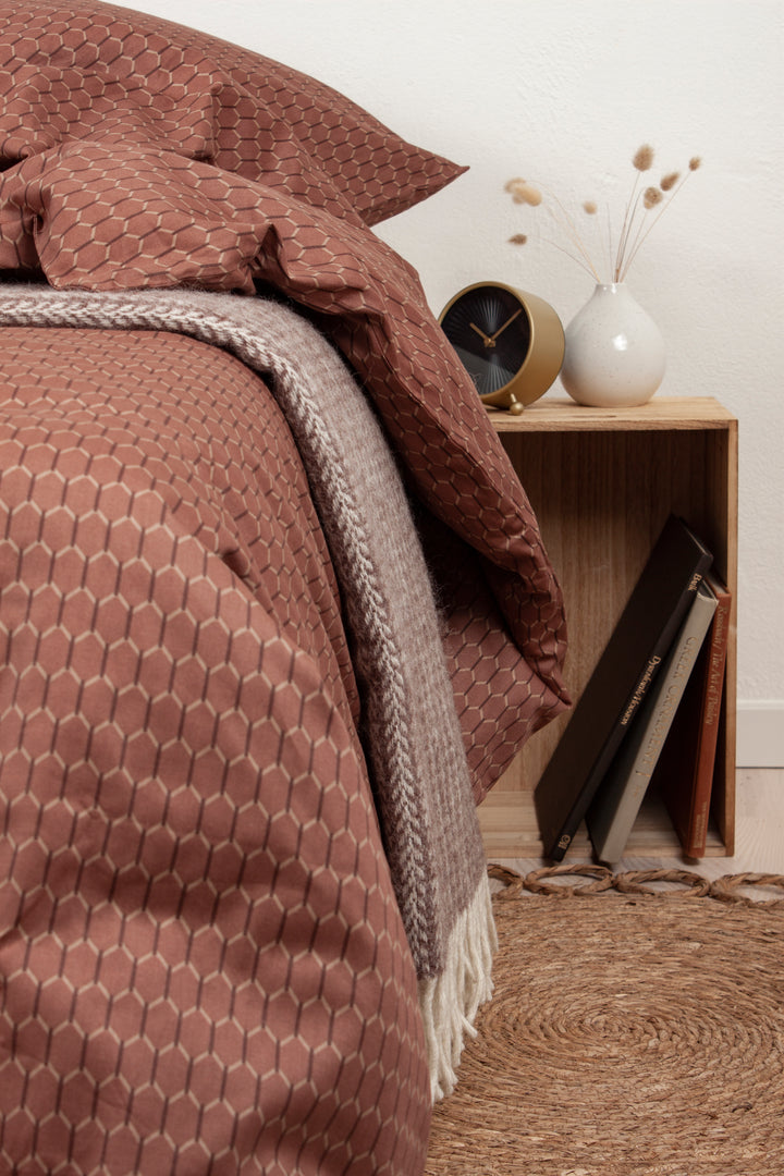 Sengetøj Ask Cognac (140x200cm)