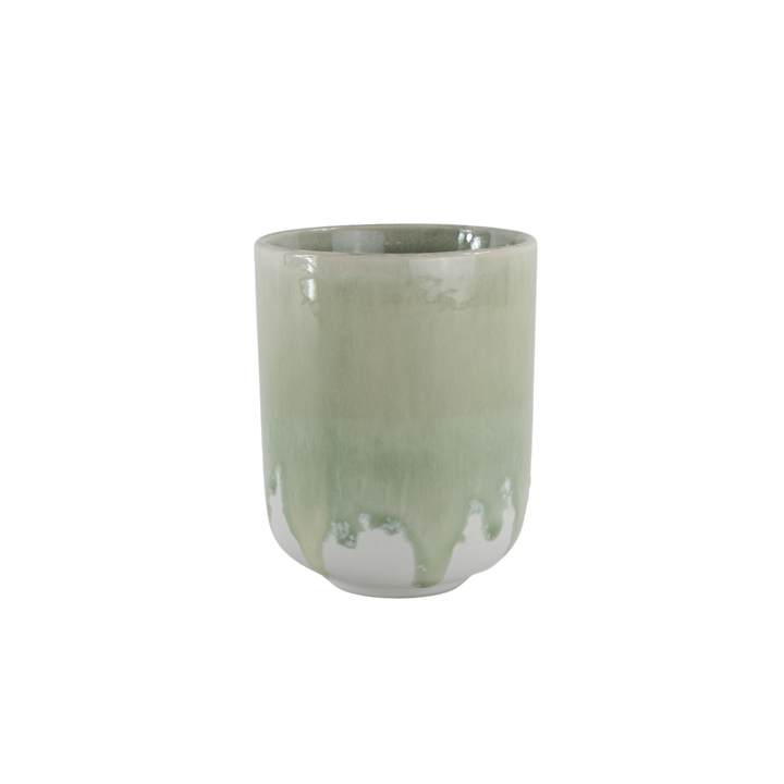 6 stk. Asta Krus i Grøn m. Løbeglasur