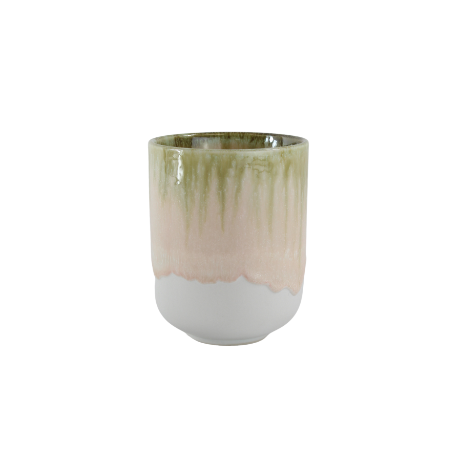 6 stk. Asta Krus i Rosa m. Løbeglasur