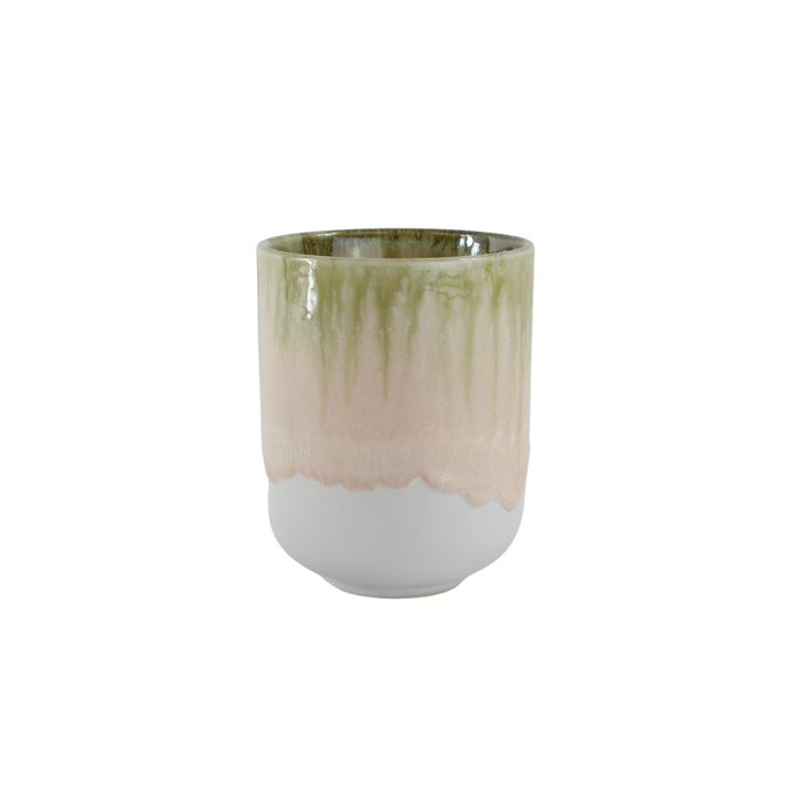 6 stk. Asta Krus i Rosa m. Løbeglasur