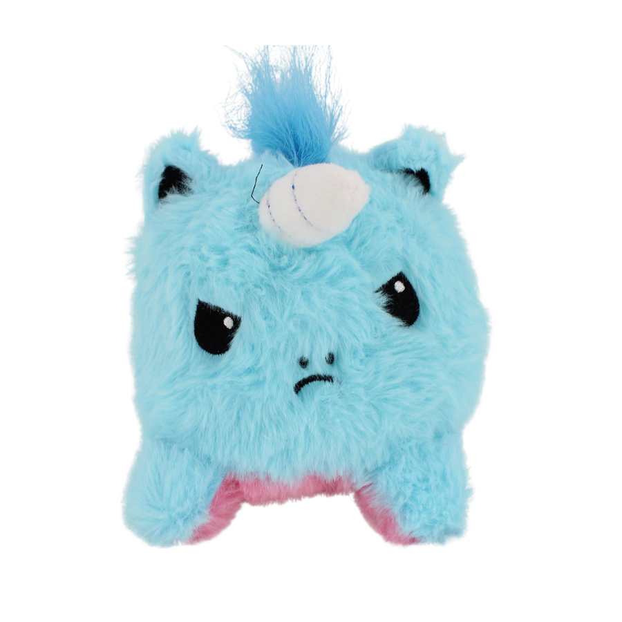 Vendbar Bamse. Unicorn. Turkis/pink