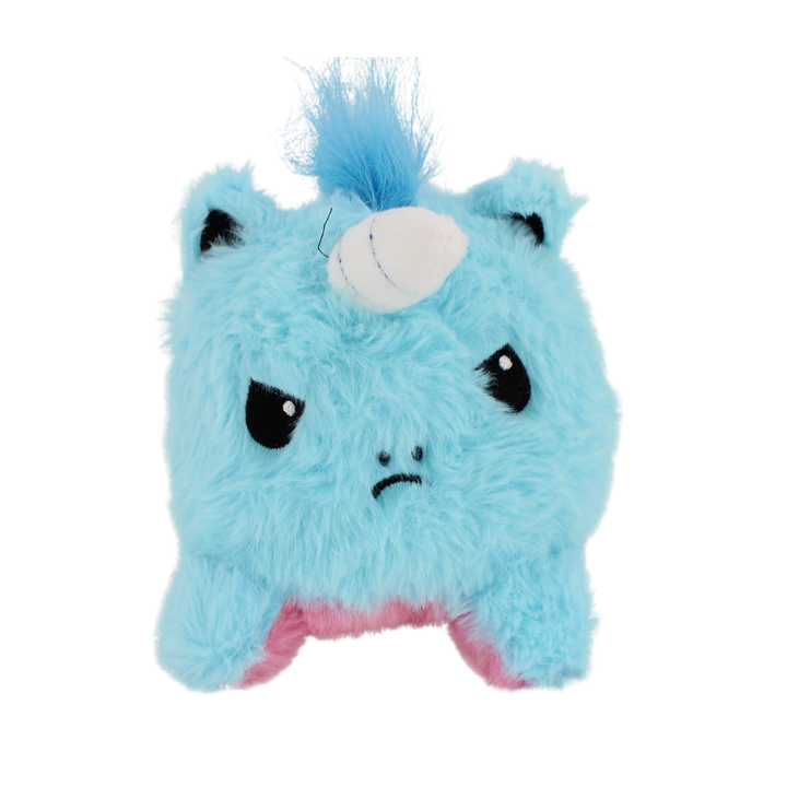 Vendbar Bamse. Unicorn. Turkis/pink