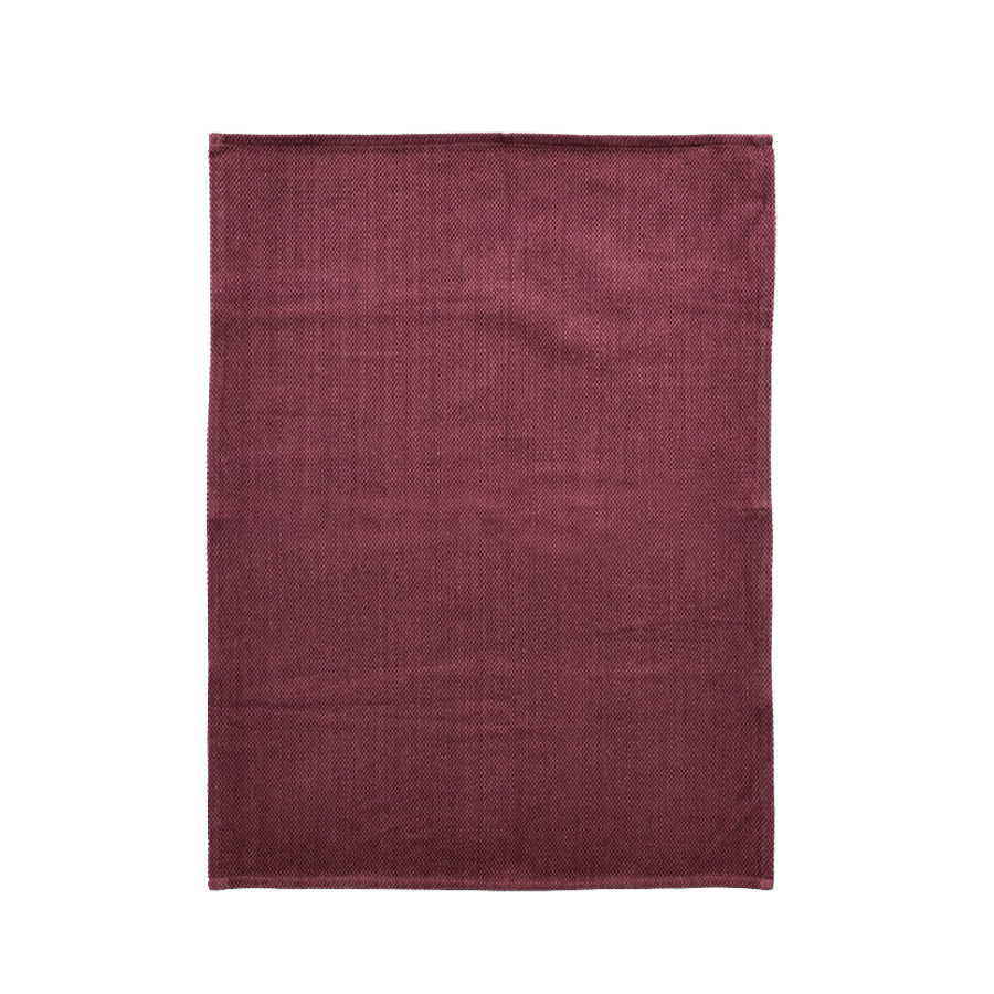 Bastian - Viskestykke Diamond i Aubergine (50x70 cm)