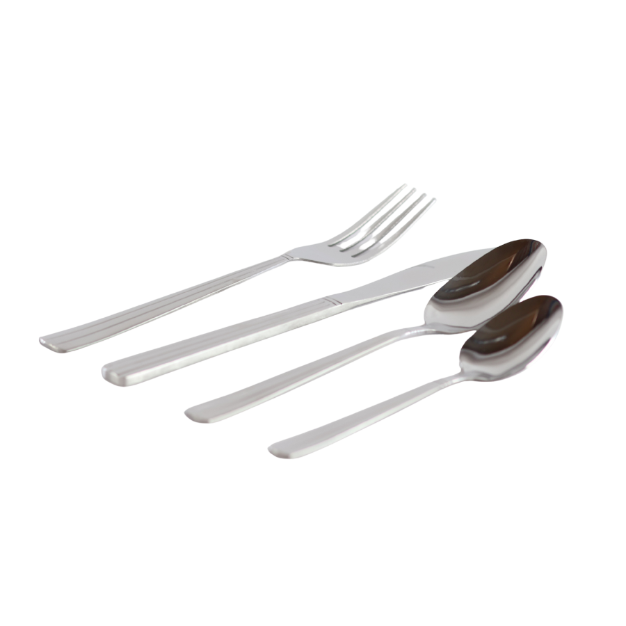 Bestiksæt BENDIX i Sølv Farve (16 dele)