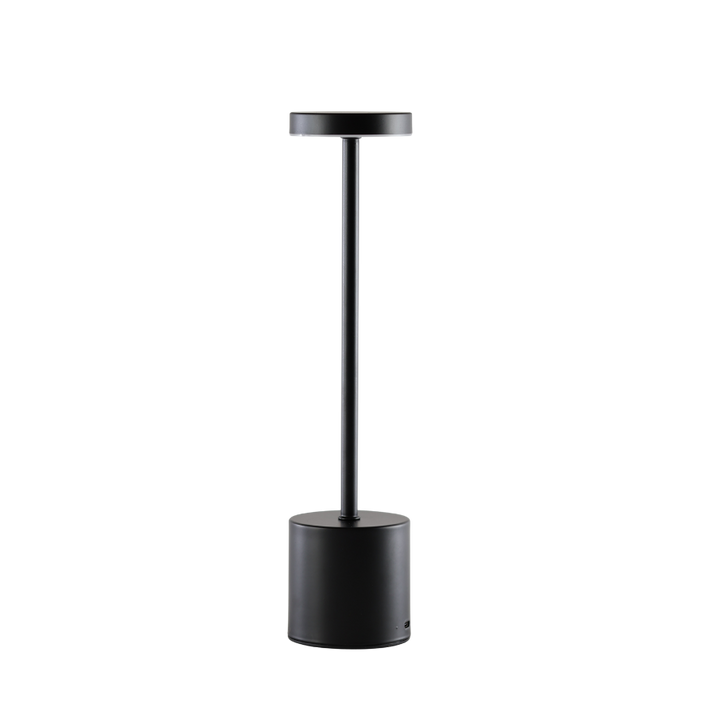 Bordlampe 8x34 cm Sort