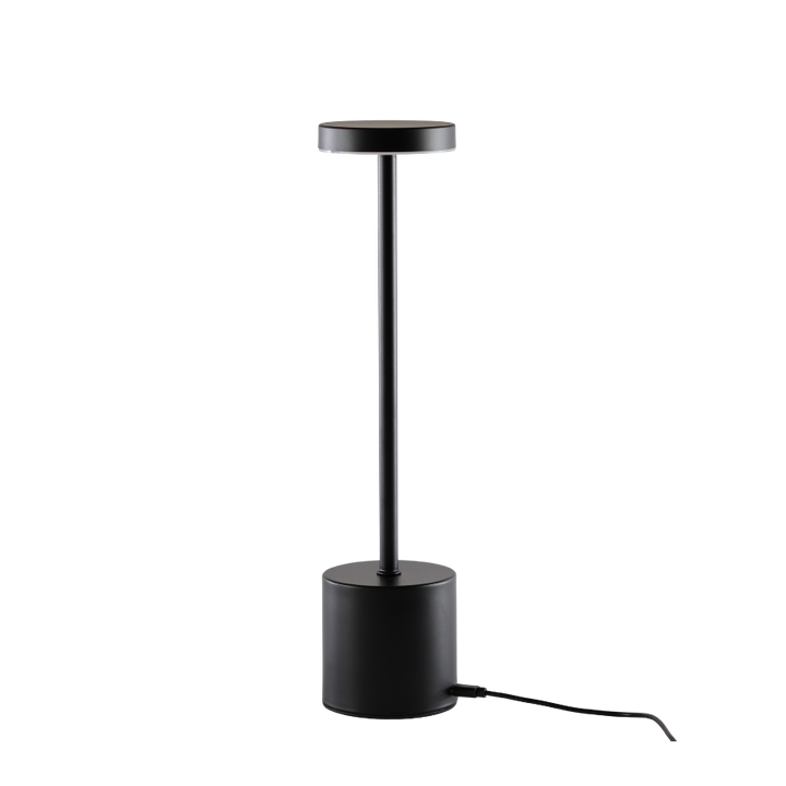 Bordlampe 8x34 cm Sort