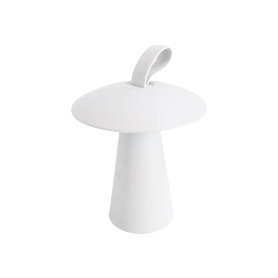 Genopladelig Bordlampe. Hvid