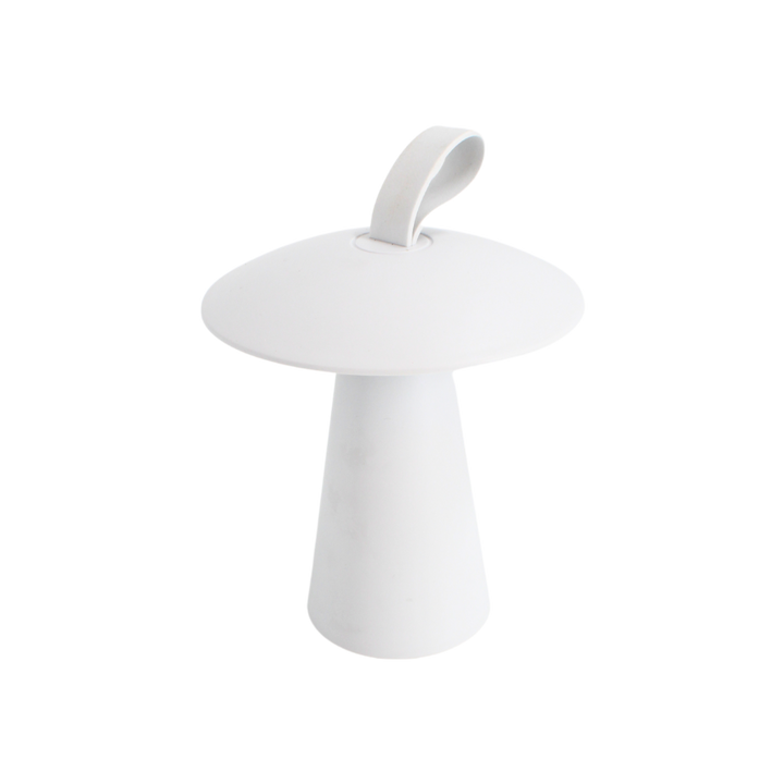 Genopladelig Bordlampe. Hvid