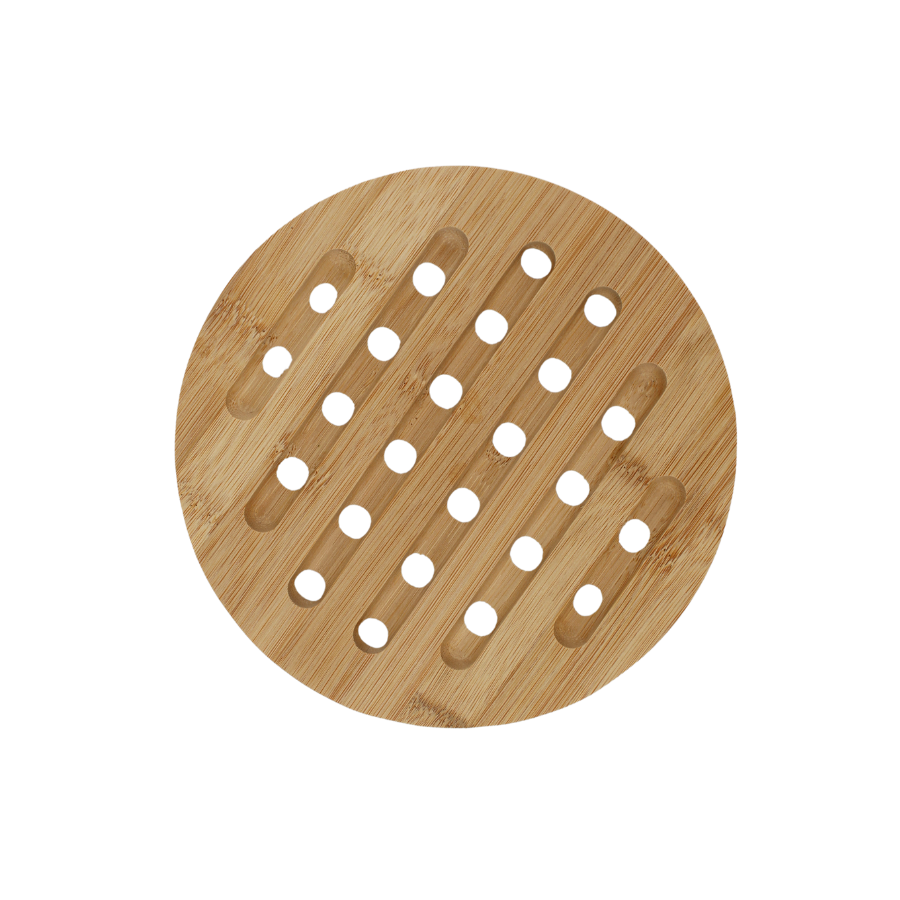 Bordskåner i Bambus. (Ø19cm)