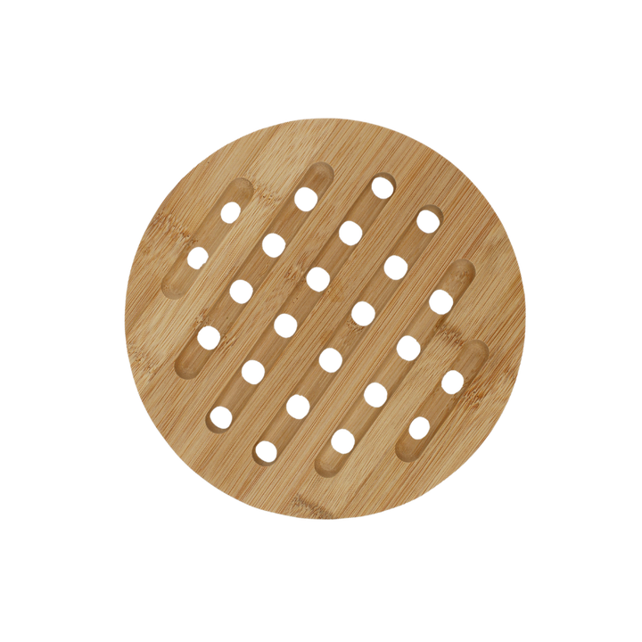 Bordskåner i Bambus. (Ø19cm)