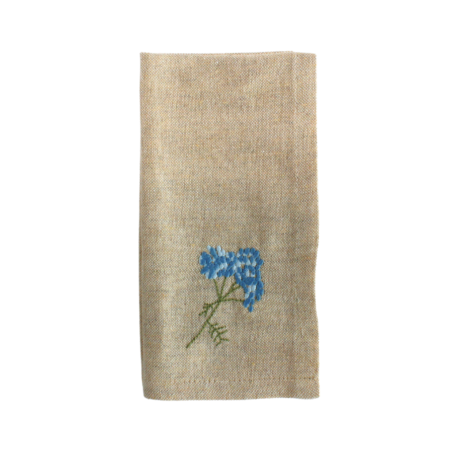 Stofserviet m Blomst  ETLA (40x40cm)