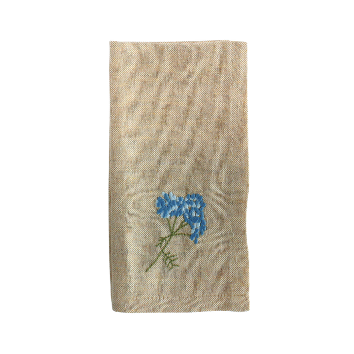 Stofserviet m Blomst  ETLA (40x40cm)