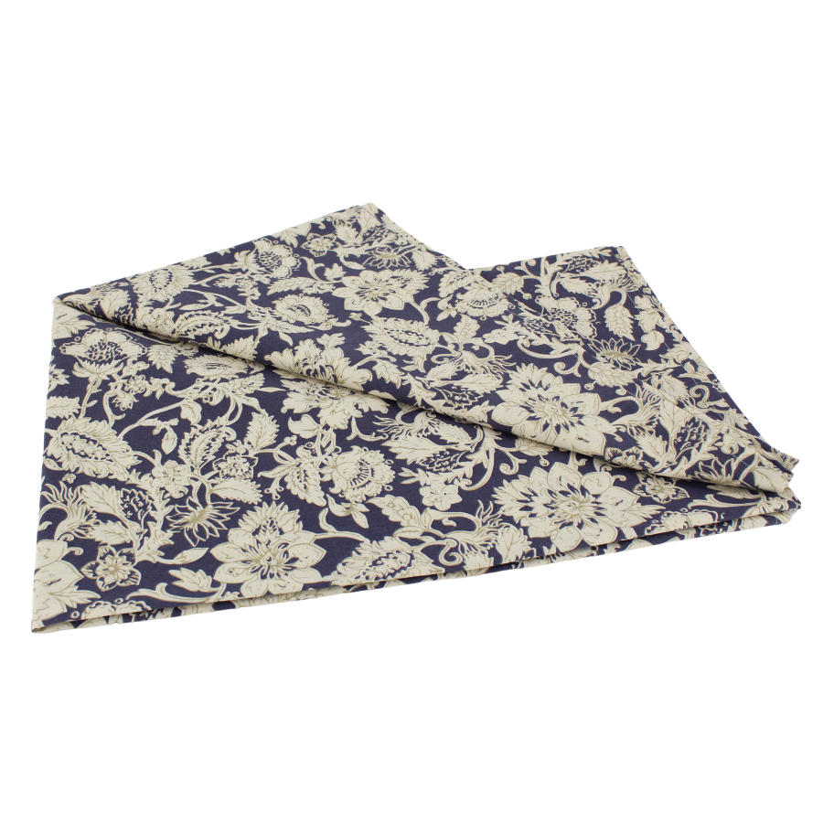 Dug i Blå Print. 140x220cm