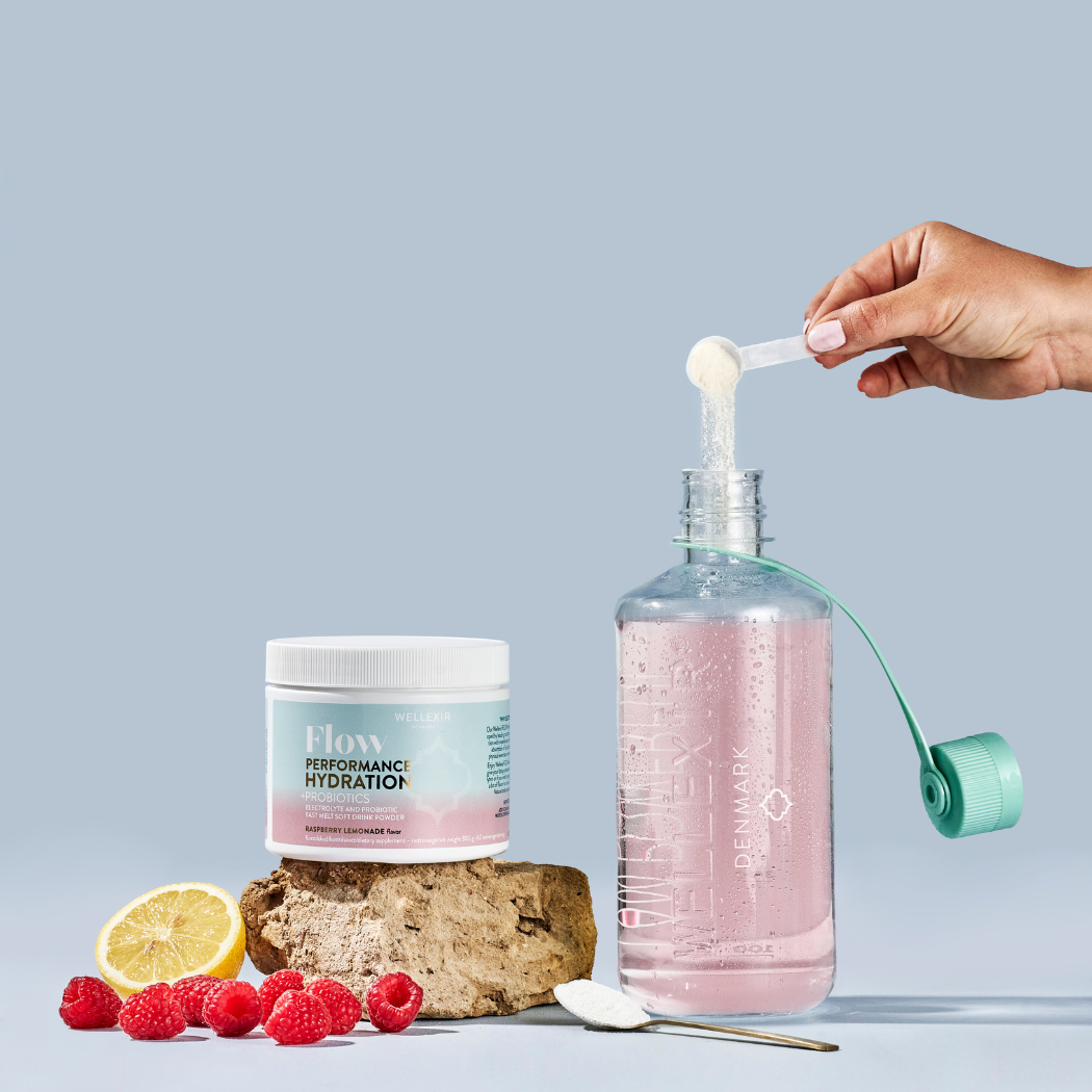 Wellexir Flow Hydration - Raspberry Lemonade 300 g.