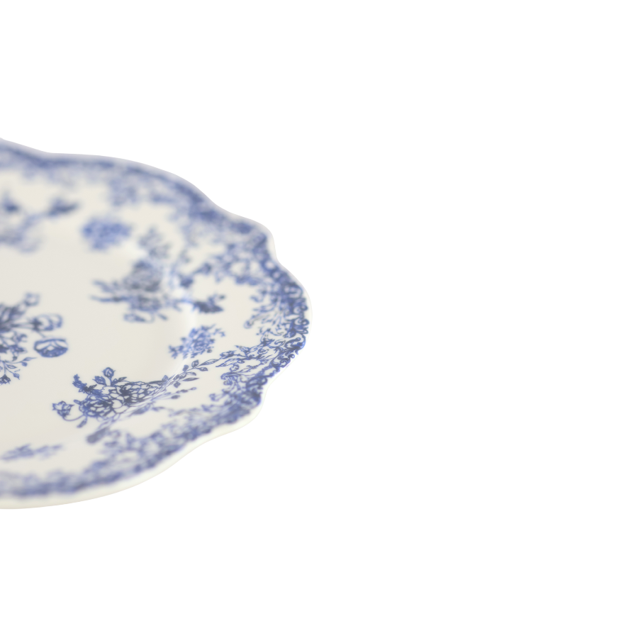 6 stk. Frokosttallerkener DINNA i Blå (Ø19,3x1,7 cm)