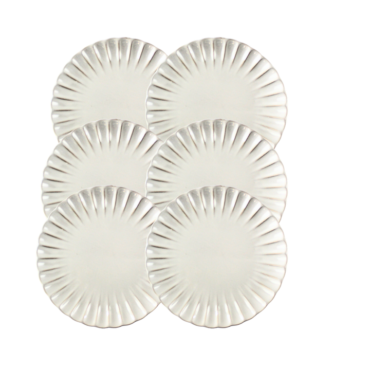 6 stk. Frokosttallerken FRODE (21cm) Hvid