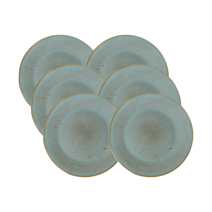 6 stk. Frokosttallerken FRANK (20,5cm) Grøn
