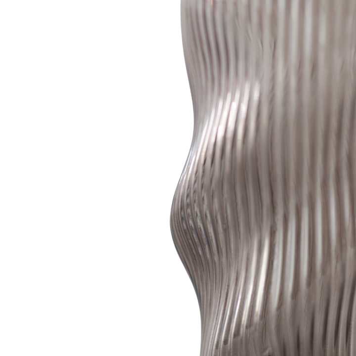 Glas Vase ANJO (H 30cm) Grå