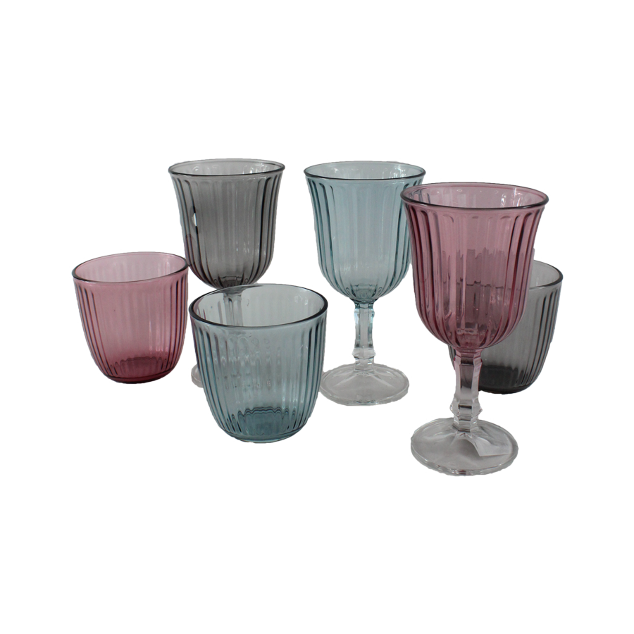 Vandglas 295ml, blå